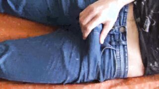 Straight Latino dude gets two cocks in double penetration