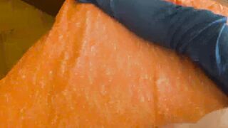 Straight Latino dude gets two cocks in double penetration
