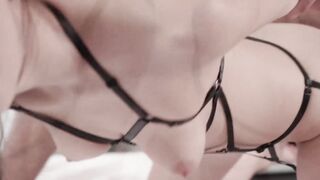 Lina Luxa wears sexy lingerie to seduce her man into fucking