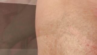 Hairy and inked Latino has his ass bare banged missionary