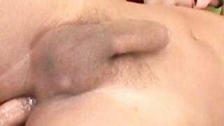 Latino twink sucking big cock before riding his boyfriend