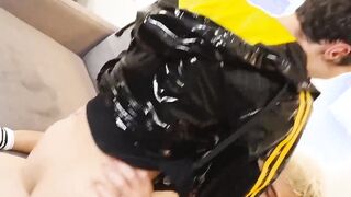 Petite twink Andrey Zolin ass ravaged after juicy blowjob