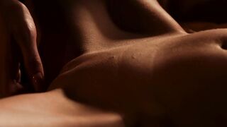 Lustful lesbians orally pleasure each other in sixty nine