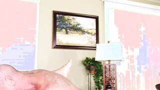 Two very muscular and macho men get together and have a fuck