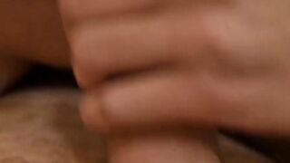 Enormous dicked twink drills his companion without any protection after a back rub