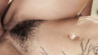 Cute ebony Aaliyah Hadid needsLogan Long's big hard cock