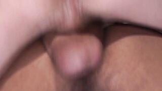 Inked young Latino bare nailed doggy and missionary style