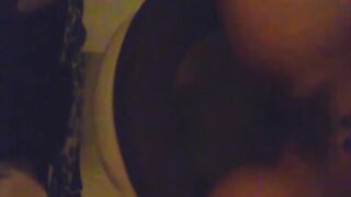 Young Japanese beauty records herself pissing