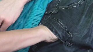 Hot penis massage and handjob with dreadful twink dick darlings