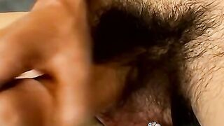 Adorable young gay Wiley wanking his big hairy dick and cums