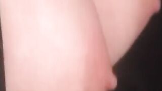 Beautiful blonde lesbian succumbs to reprimands and rubbing of her buttocks