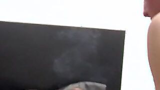 Smoke addiction leads to unforgettable anal drilling