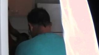 Black gay sucks daddies cock and bends over for dicking down