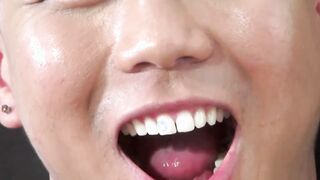 Stunning muscular Asian jock masturbates in passionate solo