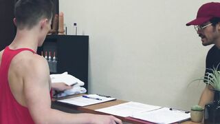 Newbie in porn industry anal fucked by big cock