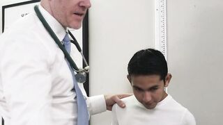 Hunk Doctor bareback fucks his Gay patients ass