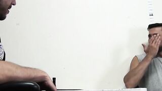 Security officer rams suspect raw and cums on his tight ass
