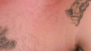 Amateur gay strokes his shaft while watching porn and comes