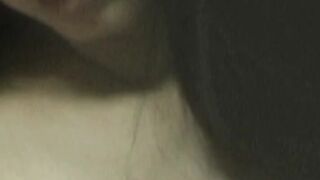 Japanese cutie in knee highs teasing her juicy clit
