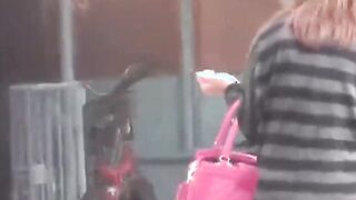 Youthful Japanese angels covertly peeing all over town
