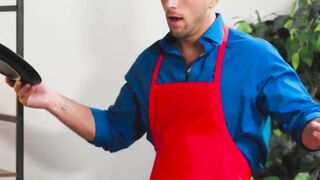 Family gay gangbang threesome anal sex indoors