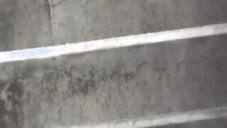 Japanese teenie absorbing herself with warm pee