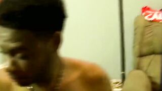 Big black cock dude fucking a white dude in the ass