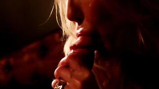 Lustful MILF gives sensual blowjob before she fucks guy