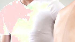 Young twink gets double pounding by stepdad and step uncle