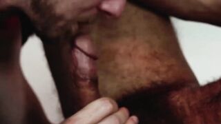 Hairy daddy Dominic Pacifioco riding elbow deep fisting