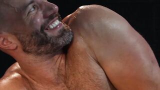 Inked hunk Derek Kage licks and sucks jock Coles tight hole