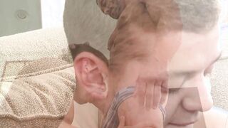 Shy guy Ian plays with Myles' fat and horny cock