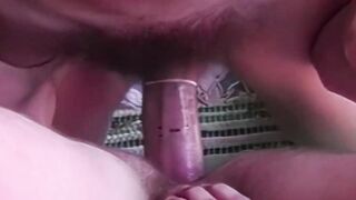 Two plowboy studs are playing dirty with their cocks, unbothered.