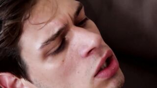 Seductive dick rider and his boyfriend barebacking hard