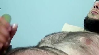 Straight dude watches TV while he gets sucked off by Joe