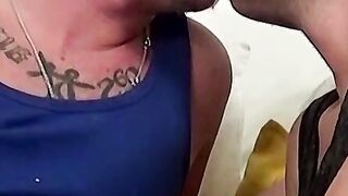 Handsome frat guy teases fratmates nipple after smoking