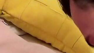 Handsome frat guy teases fratmates nipple after smoking