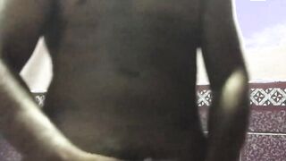 Horny Latino twink Avrool jerks off his big dick in hot solo