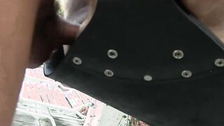 Hardcore outdoor bareback ass fucking with mature gay dudes