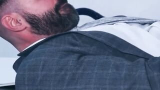 Sexy employee gets some rough ass pounding from horny boss