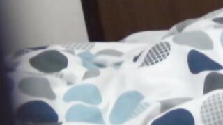 Japanese teenie orgasms during solo masturbation