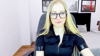 Petite small tits Belarus amateur babe on webcam solo