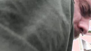 Straight Latin amateur first time fucked for money outdoor