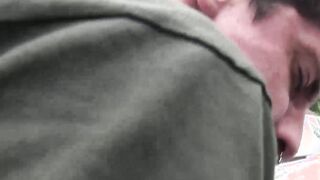Straight Latin amateur first time fucked for money outdoor