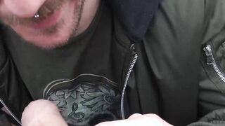 Straight Latin amateur first time fucked for money outdoor