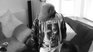British chick with big tits goes for passionate blowjob