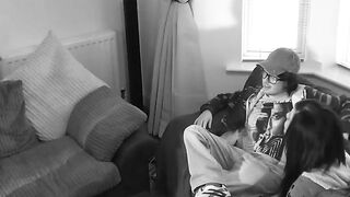 British chick with big tits goes for passionate blowjob