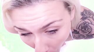 New girl gets cock for her juicy pussy after photoshoot