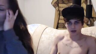 Hardcore Blowjob and Doggy Fuck on Webcam Sex Stream