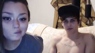 Hardcore Blowjob and Doggy Fuck on Webcam Sex Stream
